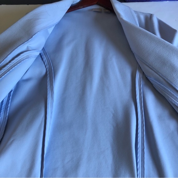 Chico’s Powder Blue Coat Size M - Picture 7 of 11